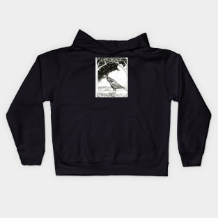 Crow-Catch a Falling Star Kids Hoodie